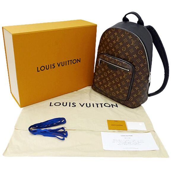 Louis Vuitton Monogram Macassar Rucksack Backpack Josh Brown Black - Picture 7 of 10